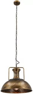 Loft lampa wisząca 1xE27czarne złoto 7897/1 BL TR - Lampy sufitowe - miniaturka - grafika 1