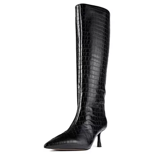 Body - L37 HANDMADE SHOES Damskie body Told ME Knee High Boot, czarne, 37 EU - grafika 1