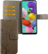 Etui i futerały do telefonów - Samsung Galaxy A71 etui na telefon komórkowy etui ochronne etui z klapką etui na kartę szary - miniaturka - grafika 1