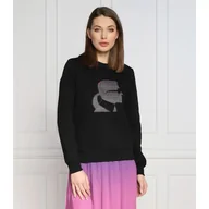 Bluzy damskie - Karl Lagerfeld Bluza Regular Fit - miniaturka - grafika 1