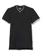 Koszulki męskie - Blend Męska koszulka polo 20713977, 194007/czarna, L - miniaturka - grafika 1