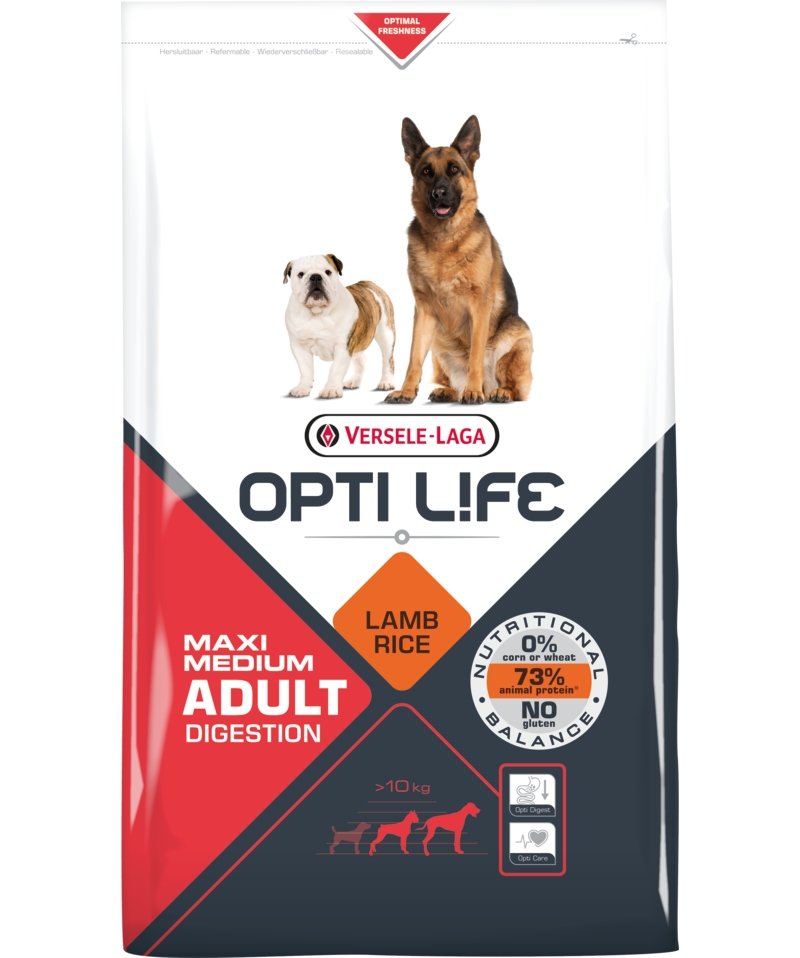 Versele-Laga Opti Life Adult Digestion Medium&Maxi 25 kg