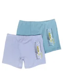 Majtki dla dzieci - Bokserki chłopięce majtki dziecięce bawełniane napisy 2PAK 134-140 MYWAY - inna (Inny) - miniaturka - grafika 1