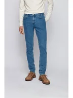 Spodnie męskie - Boss Jeansy Slim Fit Delaware3 50437911 Granatowy Slim Fit - miniaturka - grafika 1