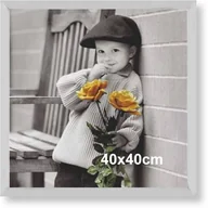 Ramki na zdjęcia - Rama aluminiowa 40x40cm srebrna anoda - AL11 / ARTVIC - miniaturka - grafika 1