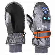 Rękawiczki dla dzieci - Rękawiczki Dziecięce Zimowe Jednopalczaste Ocieplane z MISIEM MORAJ 20 cm - miniaturka - grafika 1