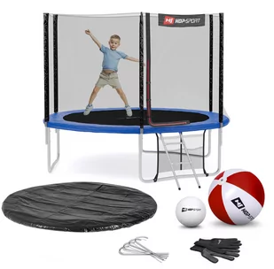 Hop-Sport Trampolina ogrodowa z siatką zewnętrzną  305 cm - Trampoliny - miniaturka - grafika 1