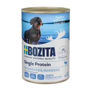 Bozita monoprotein z reniferem dla psa 400g - Mokra karma dla psów - miniaturka - grafika 1