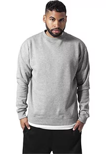 Urban Classics Męska bluza Crewneck sweter, szara (Grey 00111), średnia TB014E-00111 - Bluzy męskie - miniaturka - grafika 1