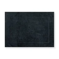Dywaniki łazienkowe - Dywanik Łazienkowy Stopka Rosa Hotelowa 50X70 Nr 30 650 G/M2 Black - miniaturka - grafika 1