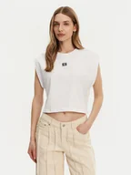 Koszulki i topy damskie - Noisy May T-Shirt Speedy 27033493 Biały Regular Fit - miniaturka - grafika 1
