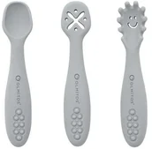 Sztućce dla dzieci - Sztućce silikonowe Olmitos Szare 3 szt.  ! - miniaturka - grafika 1
