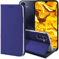 Etui i futerały do telefonów - ETUI Z KLAPKĄ DO SAMSUNG GALAXY A15 4G / 5G GRANATOWE ZAMYKANE MAGNETYCZNE - miniaturka - grafika 1