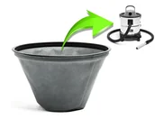 Filtry do odkurzaczy - Filtr workowy do popiołu kominka separatora płótno Powermat PM-ESP-2000-FP / 1650 - miniaturka - grafika 1