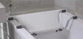 Akcesoria łazienkowe - Krzesełko wannowe, na wannę, kąpielowe 1412 - miniaturka - grafika 1
