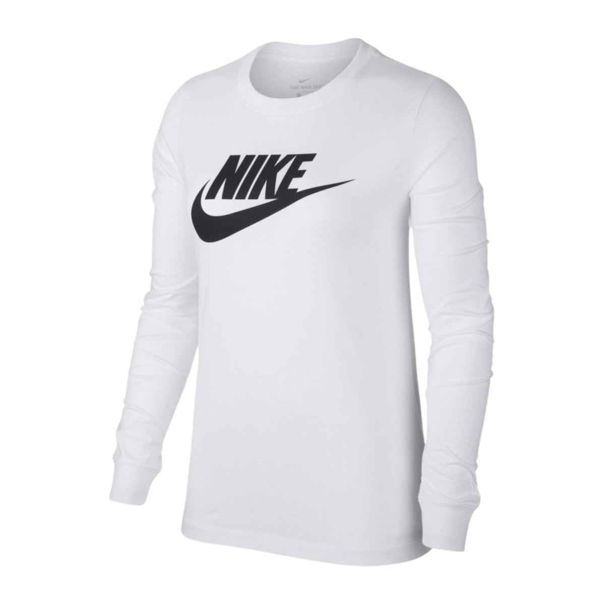 Damska Bluzka Biała Nike Nsw Tee Essntl Ls Icon M