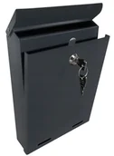 Skrzynki na listy - SKRZYNKA NA LISTY YORK ANTRACYT - miniaturka - grafika 1