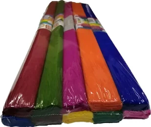 KW Trade Bibuła marszczona MIX 10 kolorów intensywnych - Szkolne artykuły papiernicze - miniaturka - grafika 1
