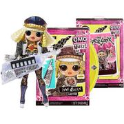 Lalki dla dziewczynek - L.O.L. Surprise, mini lalka OMG Remix Rock- Fame Queen and Keytar - miniaturka - grafika 1