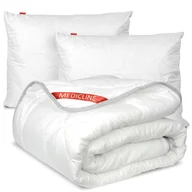 Poduszki - Kołdra Antyalergiczna Haftowana Całoroczna Silikon 200X220 Cm + Dwie Poduszki 70X80 Cm - miniaturka - grafika 1