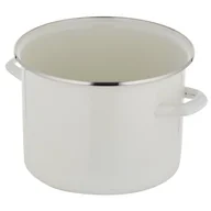 Garnki - Garnek FLORINA Prosty Gładki 22 cm Kremowy - miniaturka - grafika 1