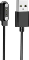 Kable USB - HOCO kabel do ładowania smartwatcha Y25 0,6 m czarny - miniaturka - grafika 1