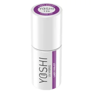 Yoshi - Lakier Hybrydowy 126 Lady Violet 6ml - Lakiery hybrydowe - miniaturka - grafika 5