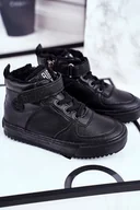 Moda i Uroda OUTLET - Dziecięce Ocieplane Sportowe Buty Big Star GG374040 Czarne-28 - miniaturka - grafika 1