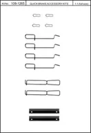 Układ hamulcowy - akcesoria - Zestaw montażowy klocków hamulcowych QUICK BRAKE 109-1265 7701265000 - miniaturka - grafika 1