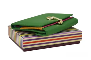 Elegancki portfel ze złotym zapięciem - Zielony - Portfele Elegancki portfel ze złotym zapięciem - Zielony - Portfele - miniaturka - grafika 5