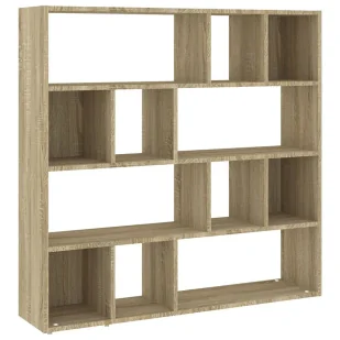 Skandynawski regał z 12 półkami dąb sonoma Blumbi 4X - Półki do salonu - miniaturka - grafika 1