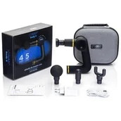 Masażery - Masażer pistoletowy - pistolet do masażu ciała, lekki i bezpieczny do samodzielnego masażu VITAMMY BODY 6 czarny - miniaturka - grafika 1