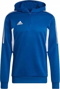 BLUZA MĘSKA Z KAPTUREM SPORTOWA PIŁKARSKA TRENINGOWA CONDIVO TRACK ADIDAS - Bluzy męskie - miniaturka - grafika 1