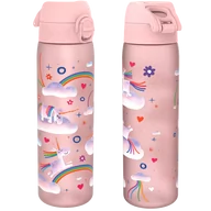 Butelki filtrujące - ION8 Różowa butelka na wodę w jednorożce 500 ml - miniaturka - grafika 1