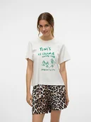 Koszulki i topy damskie - Vero Moda Koszulka w kolorze białym - miniaturka - grafika 1