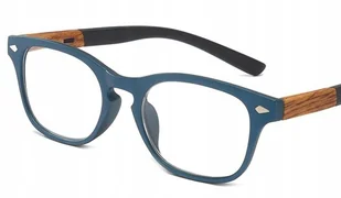Okulary korekcyjne drewno do czytania plusy +3.5 - Okulary korekcyjne, oprawki, szkła - miniaturka - grafika 1