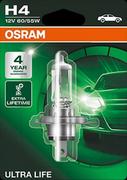 Żarówki samochodowe - OSRAM H4 12V 60/55W P43t ULTRA LIFE (3 lata gwarancji) - miniaturka - grafika 1