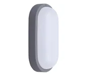 Lampy ogrodowe - Solight WO749-G- LED Kinkiet zewnętrzny LED/20W/230V 4000K IP54 szary elipsa - miniaturka - grafika 1