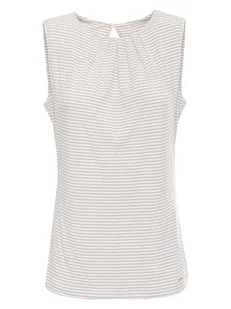 Calvin Klein Top w kolorze beżowym - Bluzki damskie - miniaturka - grafika 1