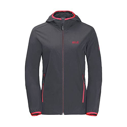 Jack Wolfskin Damska kurtka softshell Turbulence czarny hebanowy L