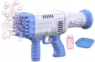 Bańki mydlane - Pistolet Na Bańki Mydlane Maszyna Do Baniek Bazooka Dla Dzieci + Płyn - miniaturka - grafika 1