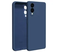 Etui i futerały do telefonów - Etteri Silicone Mag Case do Galaxy S25 Edge Niebieski - miniaturka - grafika 1