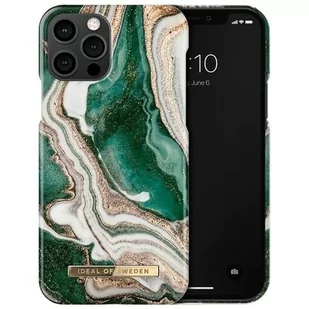Ideal of Sweden AB etui ochronne do iPhone 12/12 Pro Golden Jade Marble IEOID61GJM - Etui i futerały do telefonów - miniaturka - grafika 1