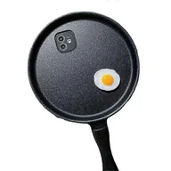 Etui i futerały do telefonów - Etui na telefon Iphone 14/13/12 Pan Fried Eggs - wysoka jakość i trwałość Czarny - miniaturka - grafika 1