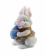 Świece - Świeca ZAJĄC figurka 10x13cm szara - miniaturka - grafika 1