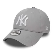 Czapki dla dzieci - New Era New York Yankees League Essential 9Forty Czapka dziecięca, czarna, Biała/szara, 50-53 - miniaturka - grafika 1