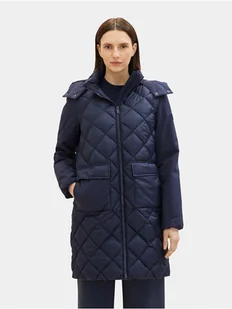 Tom Tailor Kurtka przejściowa 1036722 Granatowy Regular Fit - Kurtki damskie - miniaturka - grafika 1