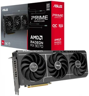 ASUS Radeon RX 9070 PRIME 16GB OC EVO PRIME-RX9070-O16G-EVO - Karty graficzne - miniaturka - grafika 1