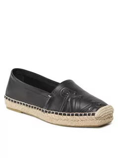 Espadryle damskie - Max Mara Espadryle Eli 45210321600 Czarny - grafika 1