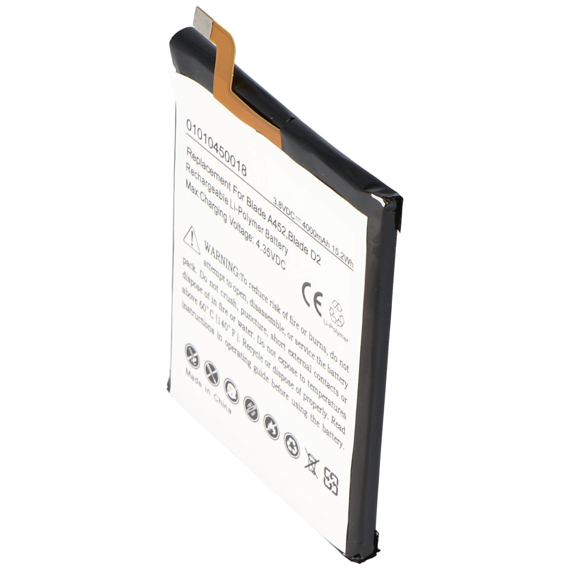 Bateria odpowiednia dla ZTE Blade A452 Bateria 515978, E169-515978